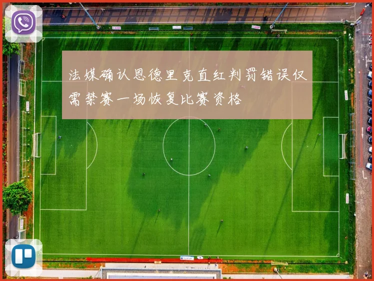 法媒确认恩德里克直红判罚错误仅需禁赛一场恢复比赛资格